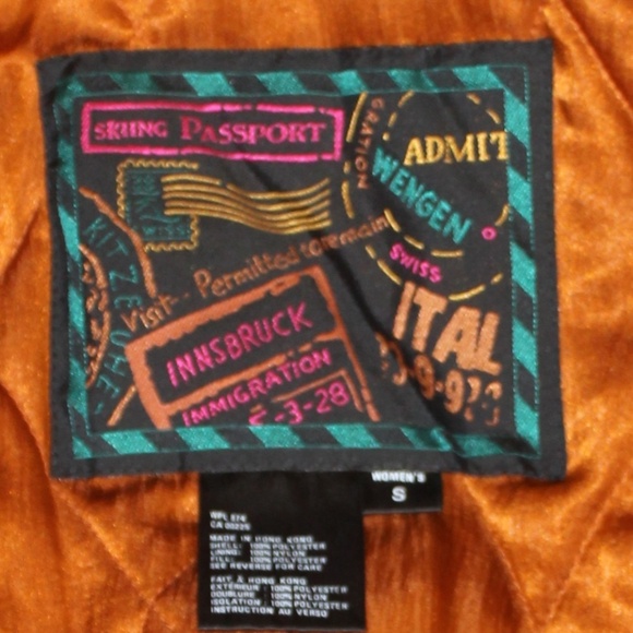 SKIING PASSPORT Womens Size S Purple Jacket - Picture 6 of 8